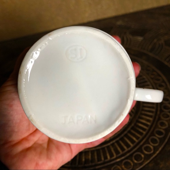 Vintage 70’s Butterfly Lady Bug Ceramic Stacking Coffee Mug SI Japan - Picture 7 of 7